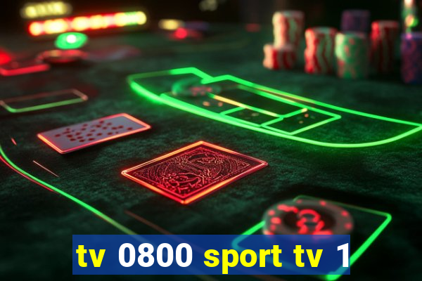 tv 0800 sport tv 1